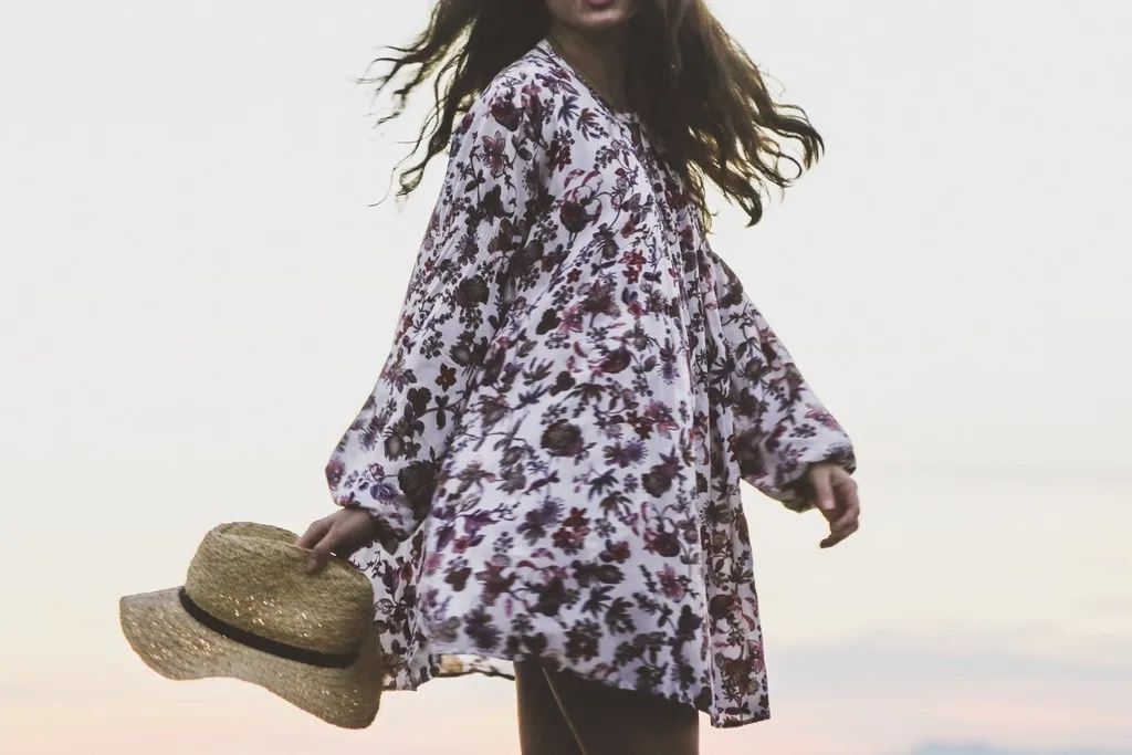 Blusa floral holgada
