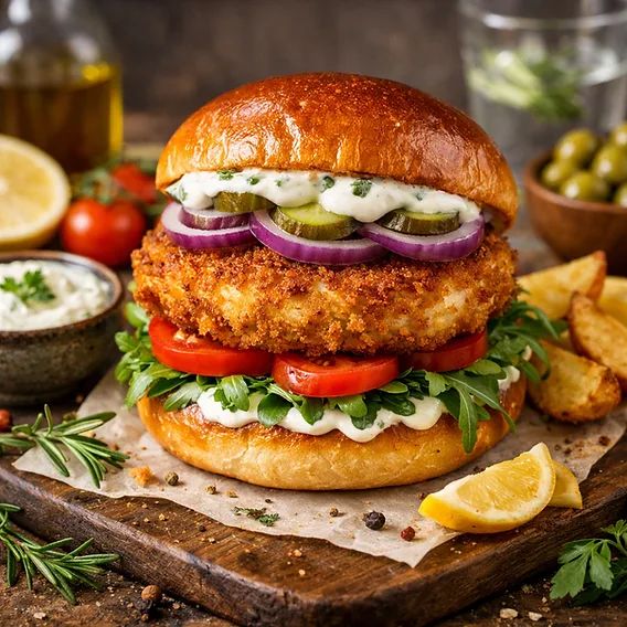 Hamburguesa Pollo Crispy