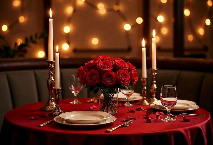 Mesa enamorados.