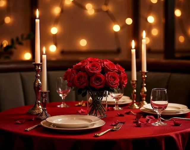 Mesa enamorados.