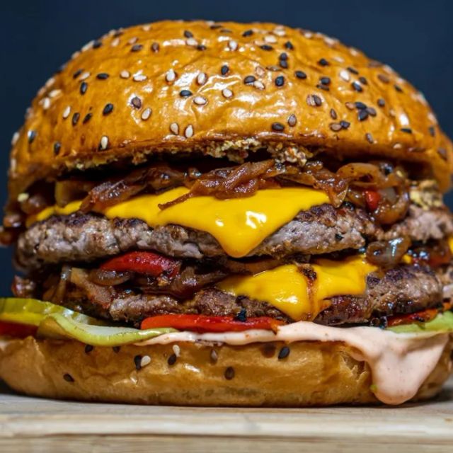 Hamburguesa Triple Fuego