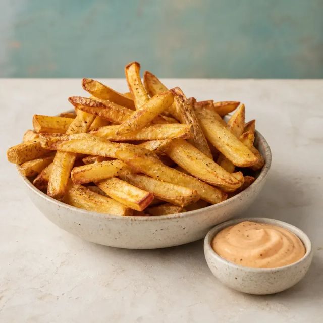 Papas con salsa
